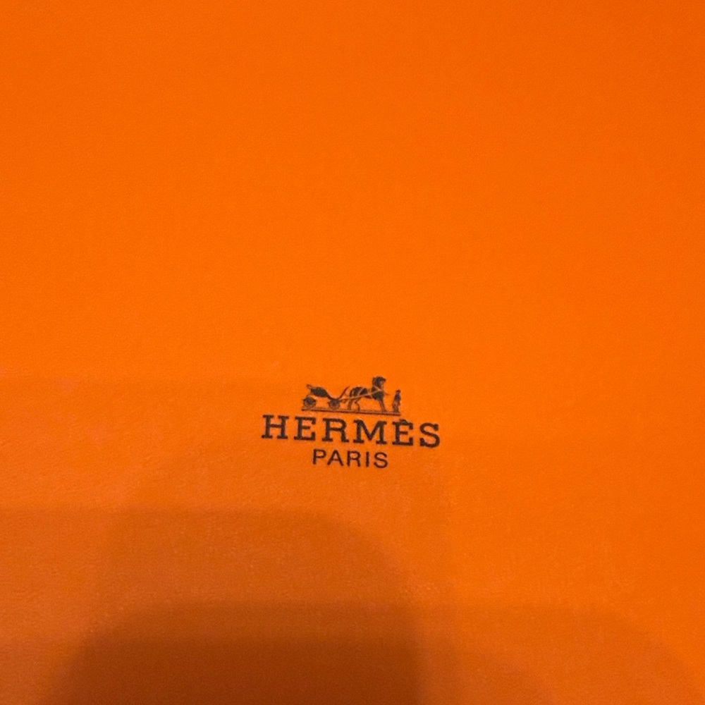 Hermes Orange Leather Accessory